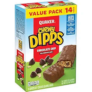 Chewy Dipps Chocolate Chip Granola Bars, 14 ct
