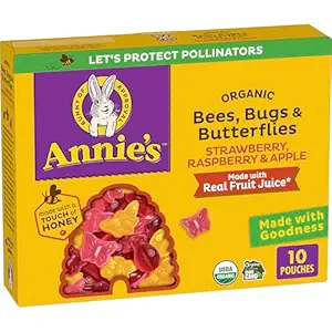 Organic Bees, Bugs & Butterflies Gummies, 10 pouches