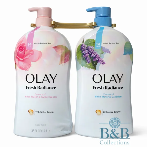 Fresh Radiance Body Wash Twin Pack — Rose Water & Birch Water, 35 fl oz Each