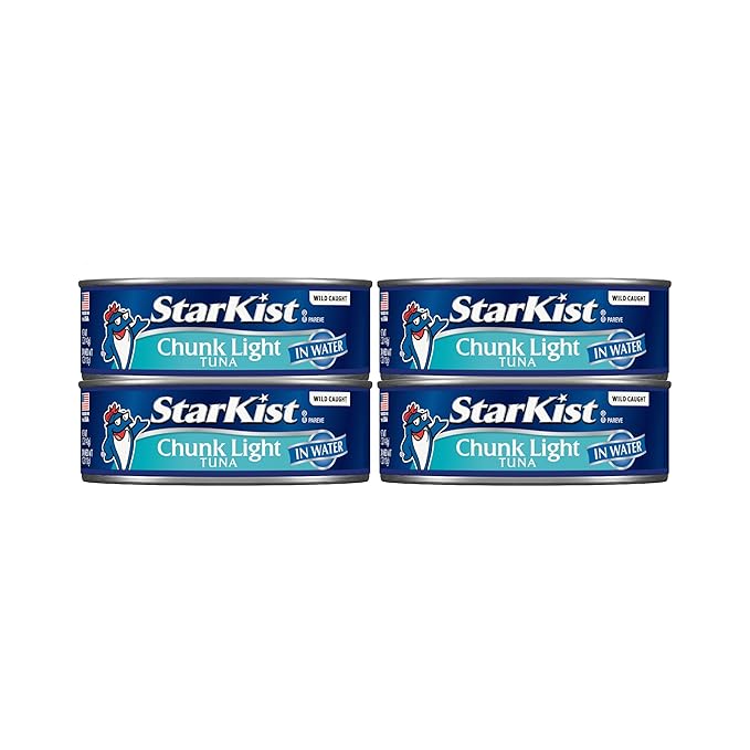 Chunk Light Tuna in Water, 4-pack 5 oz