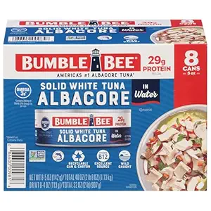 Solid White Albacore Tuna in Water, 8-pack