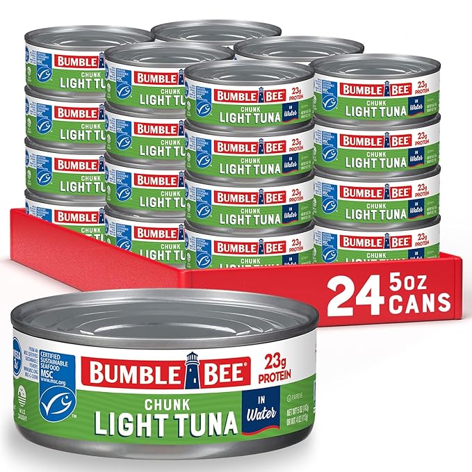 Chunk Light Tuna in Water, 24 cans 5 oz